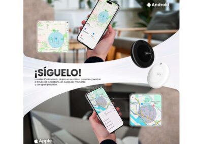 Localizador de objetos MiTag DUO: Función de última ubicación conocida.